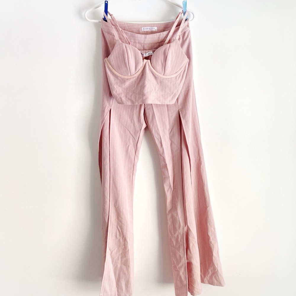 Bobbi Rocco pant suit with corset